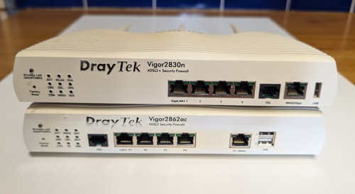 Draytek 2862ac 2830n routers - 2862ac,