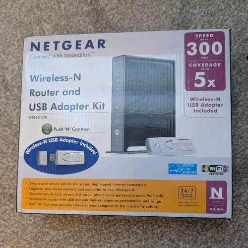 Netgear wnb2100 wireless - wnb2100, wireless-n