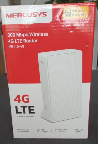 Mercusys mb110 n300 wifi 4g - mercusys, mb110-4g